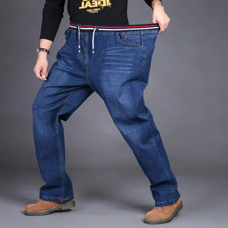 Jeans baggy surdimensionnés pour hommes, pantalons en denim, streetwear masculin, vêtements masculins, grande taille 44, 8XL